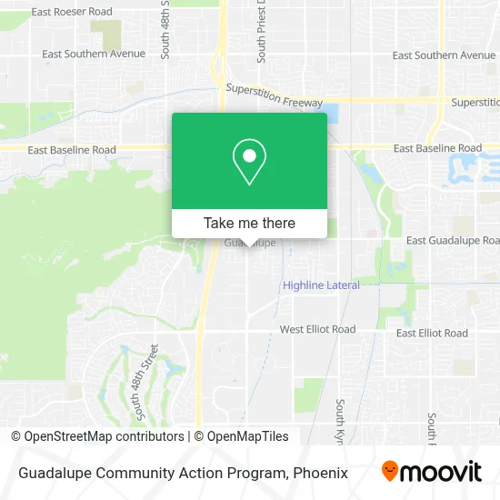 Guadalupe Community Action Program map