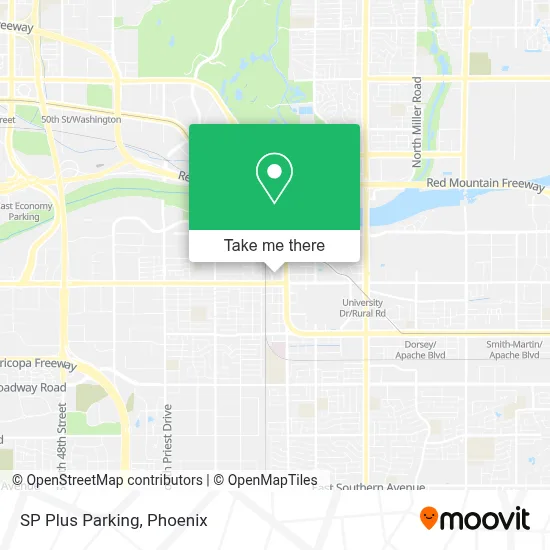SP Plus Parking map