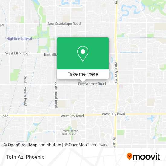 Toth Az map