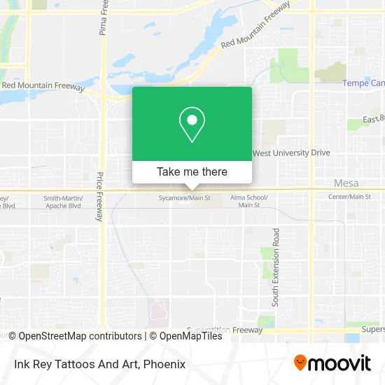 Ink Rey Tattoos And Art map
