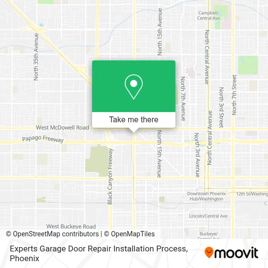 Experts Garage Door Repair Installation Process map