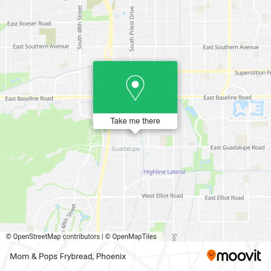 Mom & Pops Frybread map