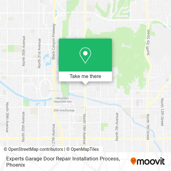 Experts Garage Door Repair Installation Process map
