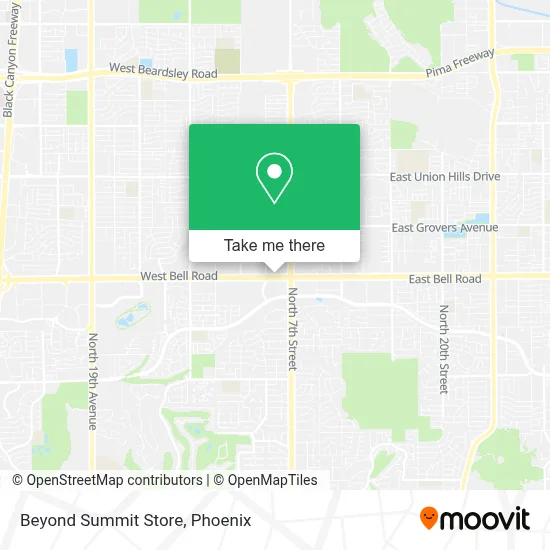 Beyond Summit Store map