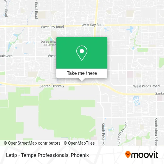 Letip - Tempe Professionals map