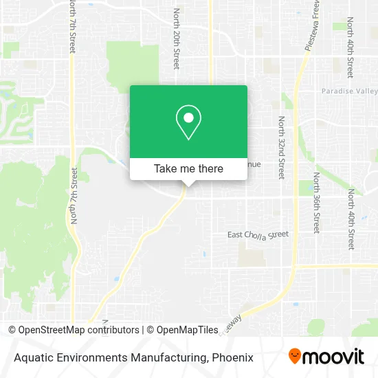 Aquatic Environments Manufacturing map