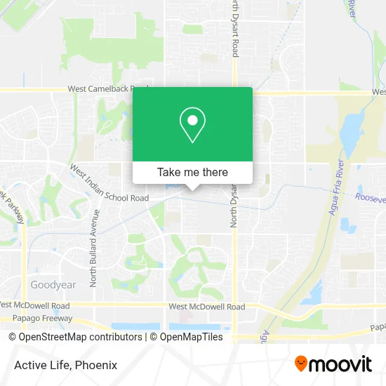 Active Life map