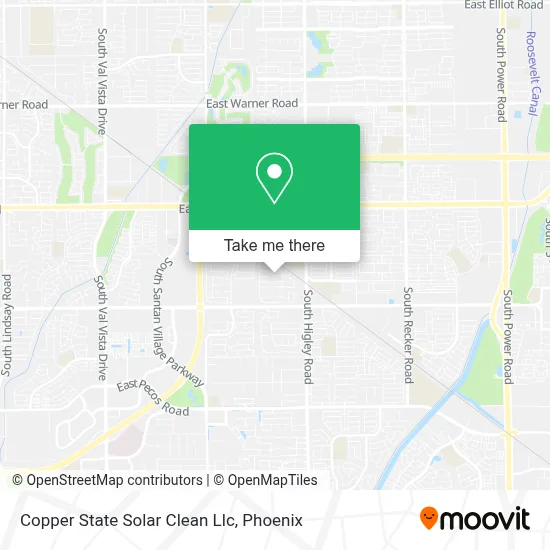 Copper State Solar Clean Llc map
