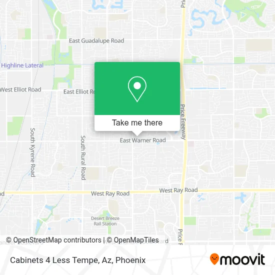 Cabinets 4 Less Tempe, Az map