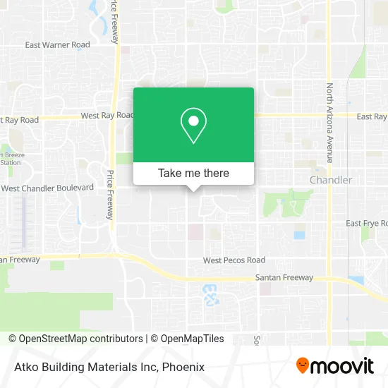 Atko Building Materials Inc map