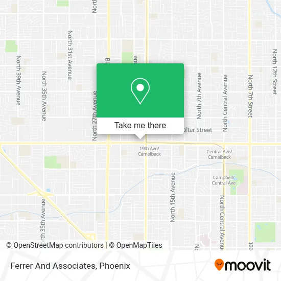 Ferrer And Associates map