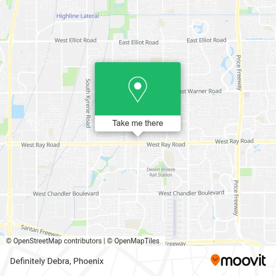 Definitely Debra map