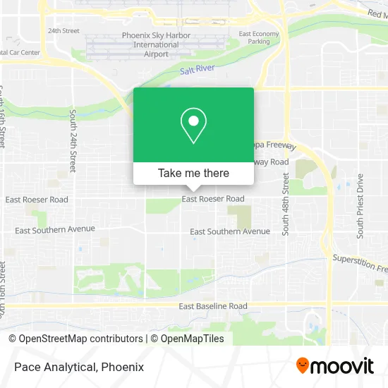 Pace Analytical map