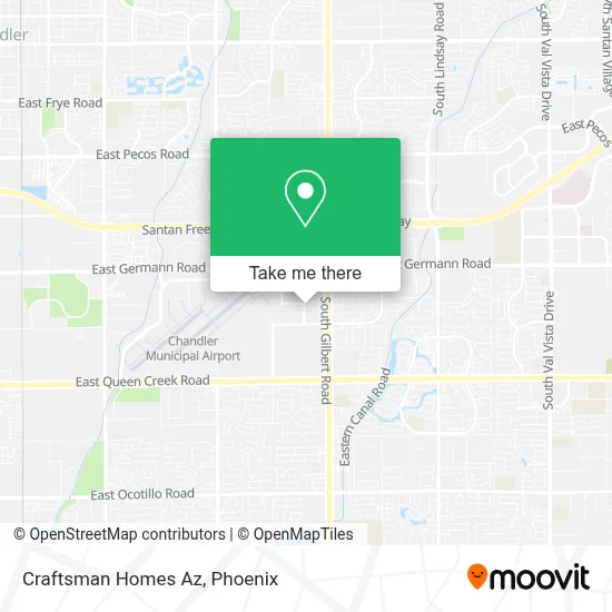 Craftsman Homes Az map