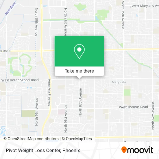 Pivot Weight Loss Center map