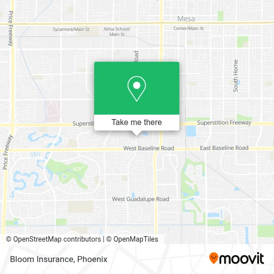 Bloom Insurance map