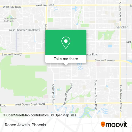 Rosec Jewels map