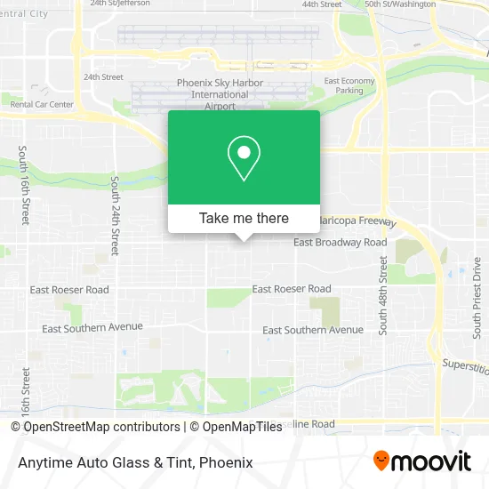 Anytime Auto Glass & Tint map