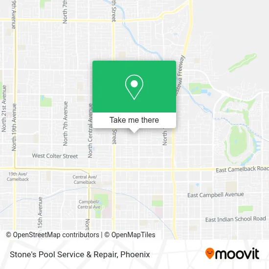 Stone's Pool Service & Repair map