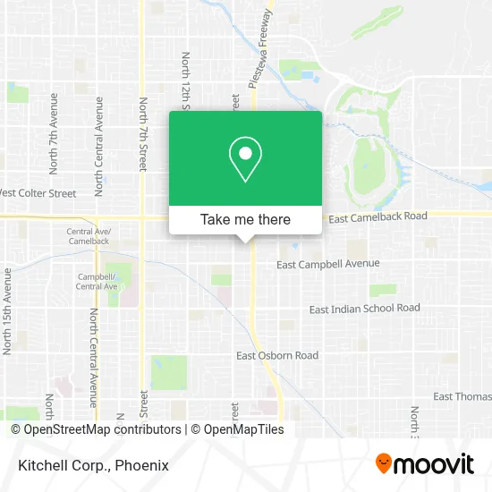 Kitchell Corp. map