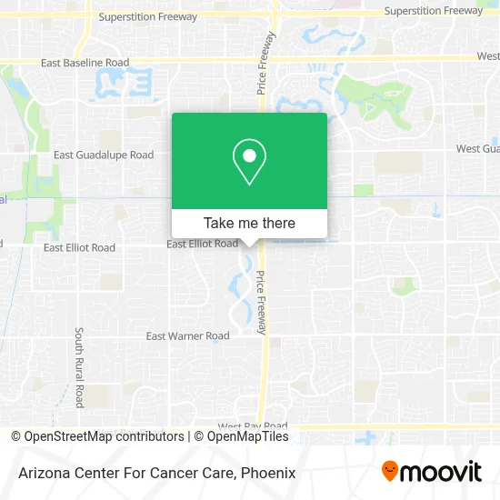 Arizona Center For Cancer Care map
