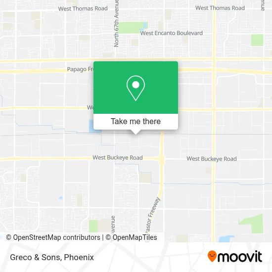 Greco & Sons map