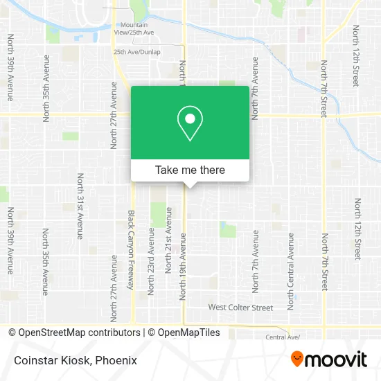 Coinstar Kiosk map