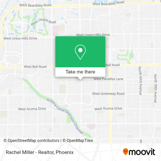 Rachel Miller - Realtor map