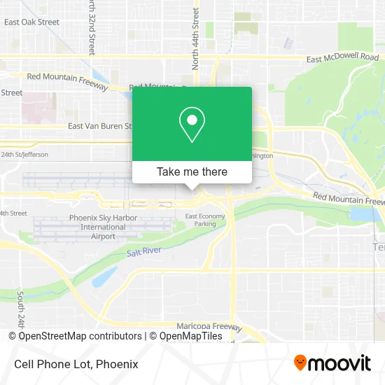 Cell Phone Lot map