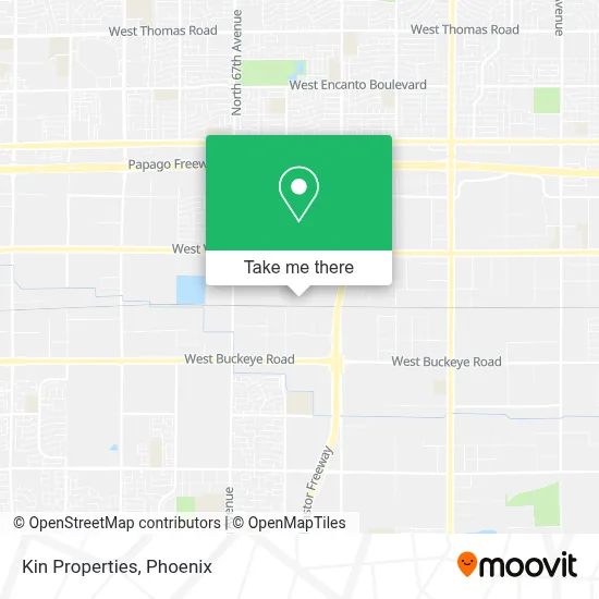 Kin Properties map
