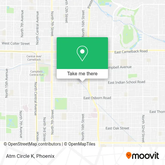 Atm Circle K map