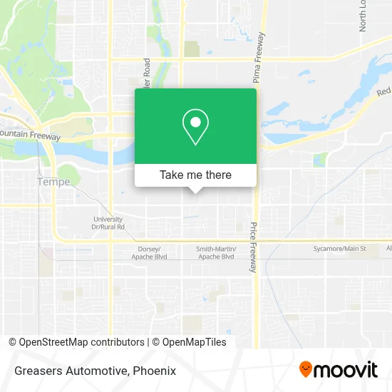 Greasers Automotive map