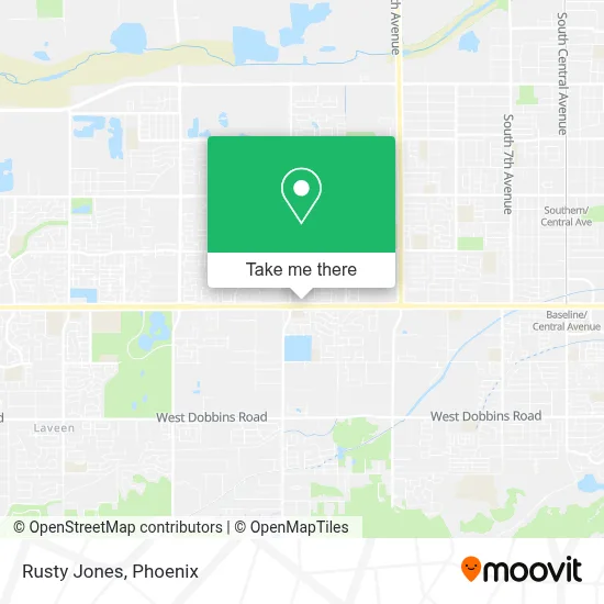 Rusty Jones map