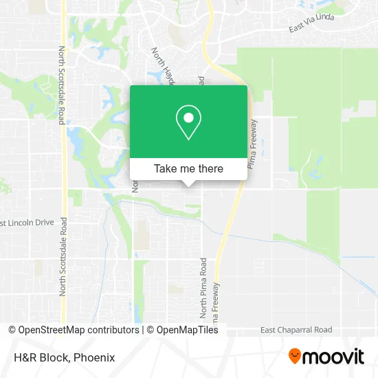 H&R Block map