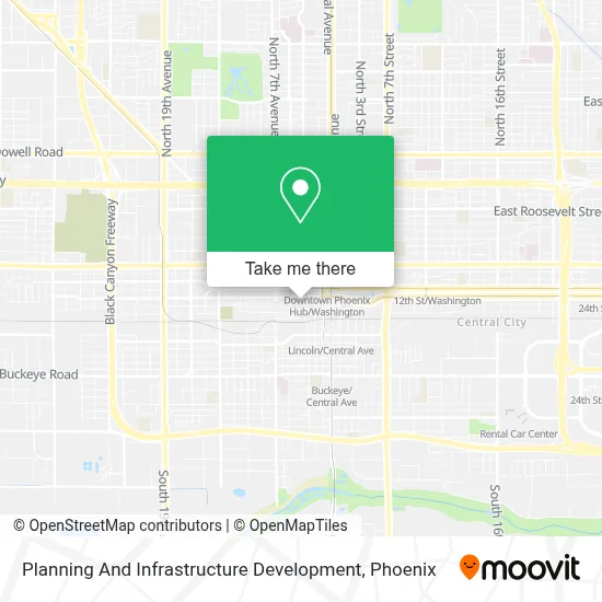 Planning And Infrastructure Development map