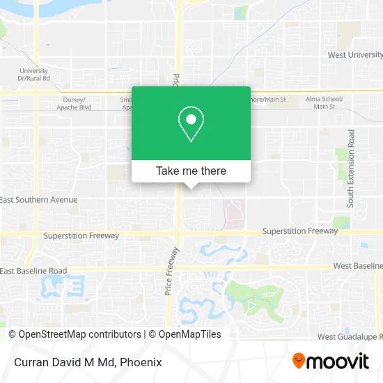 Curran David M Md map