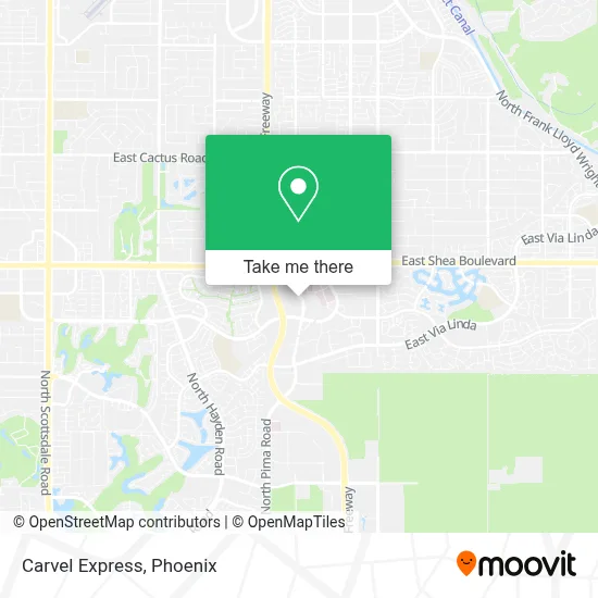 Carvel Express map