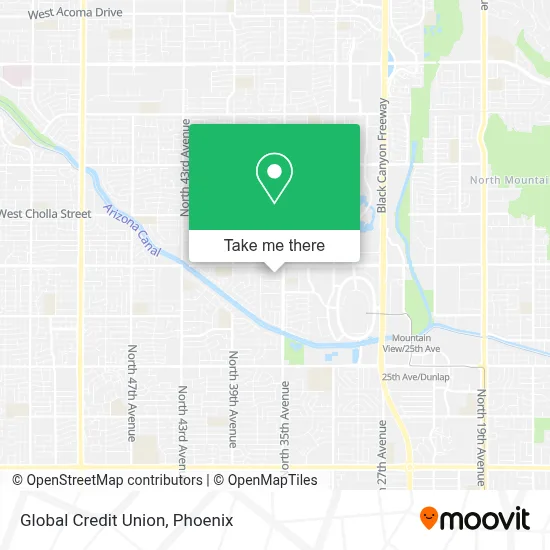 Global Credit Union map