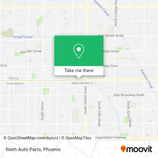 Rieth Auto Parts map