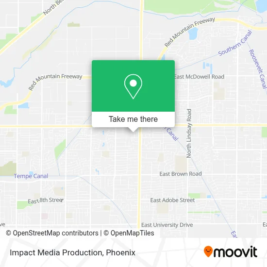 Impact Media Production map