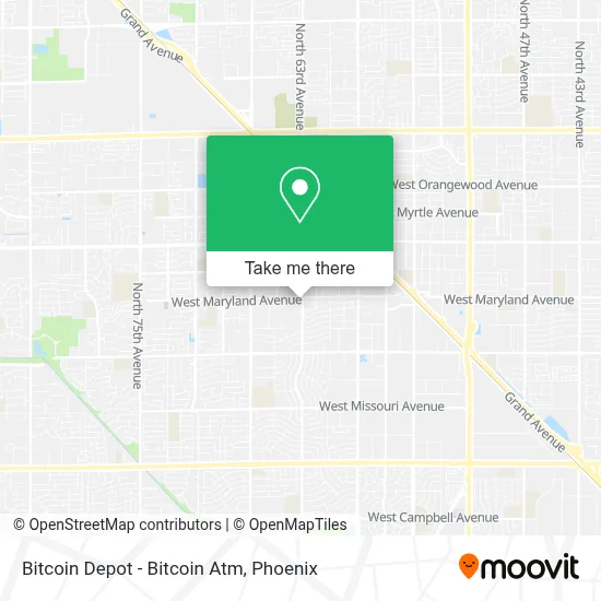 Bitcoin Depot - Bitcoin Atm map