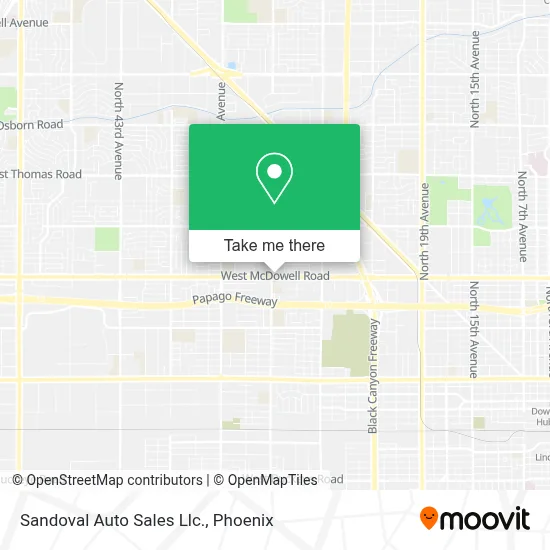 Sandoval Auto Sales Llc. map