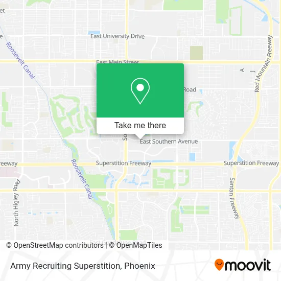 Army Recruiting Superstition map