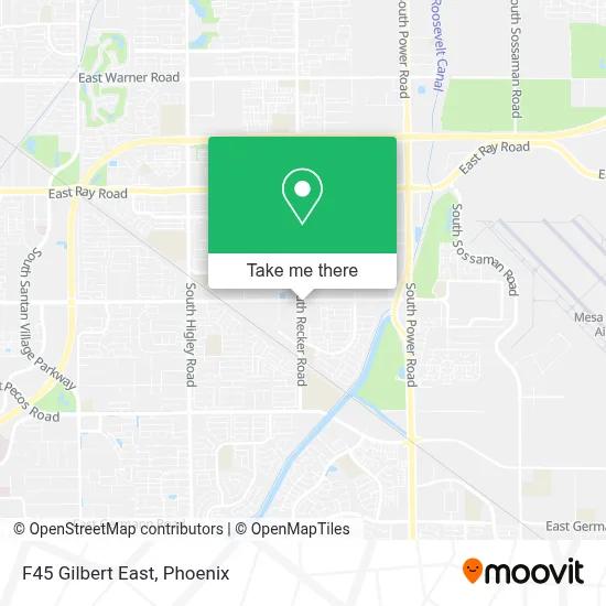 F45 Gilbert East map