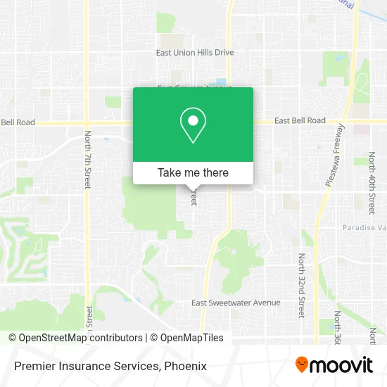 Premier Insurance Services map