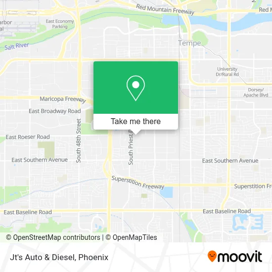 Jt's Auto & Diesel map