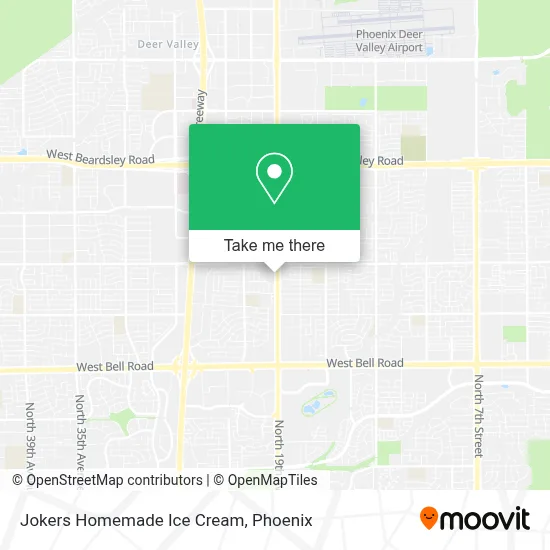 Jokers Homemade Ice Cream map