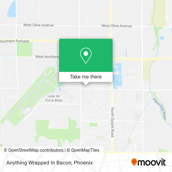 Anything Wrapped In Bacon map