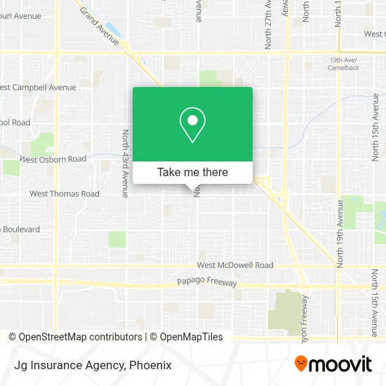 Jg Insurance Agency map