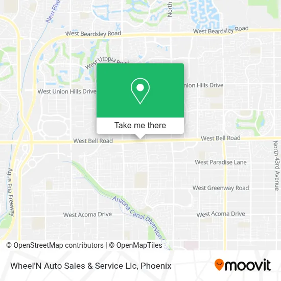 Wheel'N Auto Sales & Service Llc map